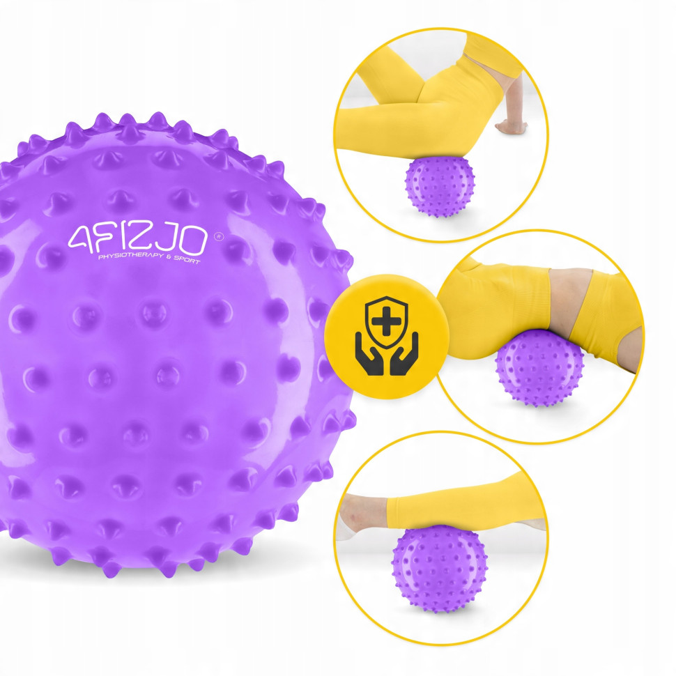 М'яч для пілатесу та реабілітації 4FIZJO P-5905973406086 Violet 20 см