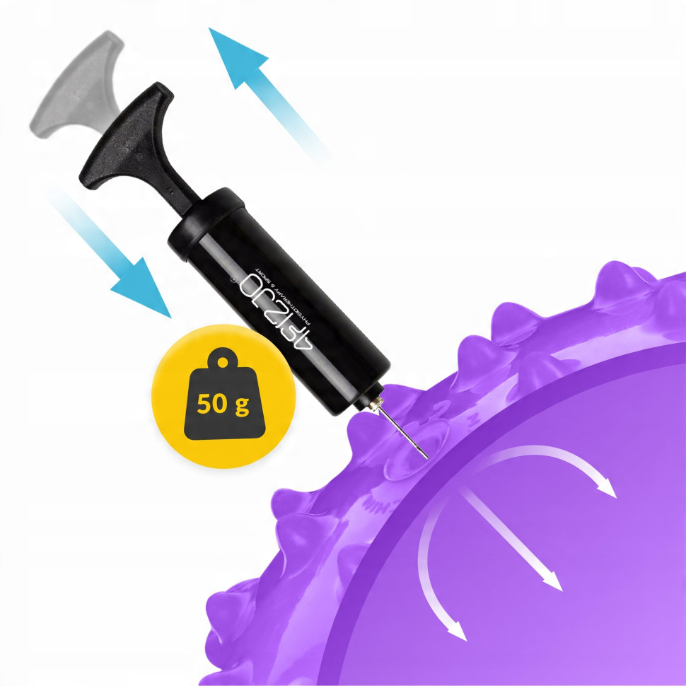 М'яч для пілатесу та реабілітації 4FIZJO P-5905973406086 Violet 20 см