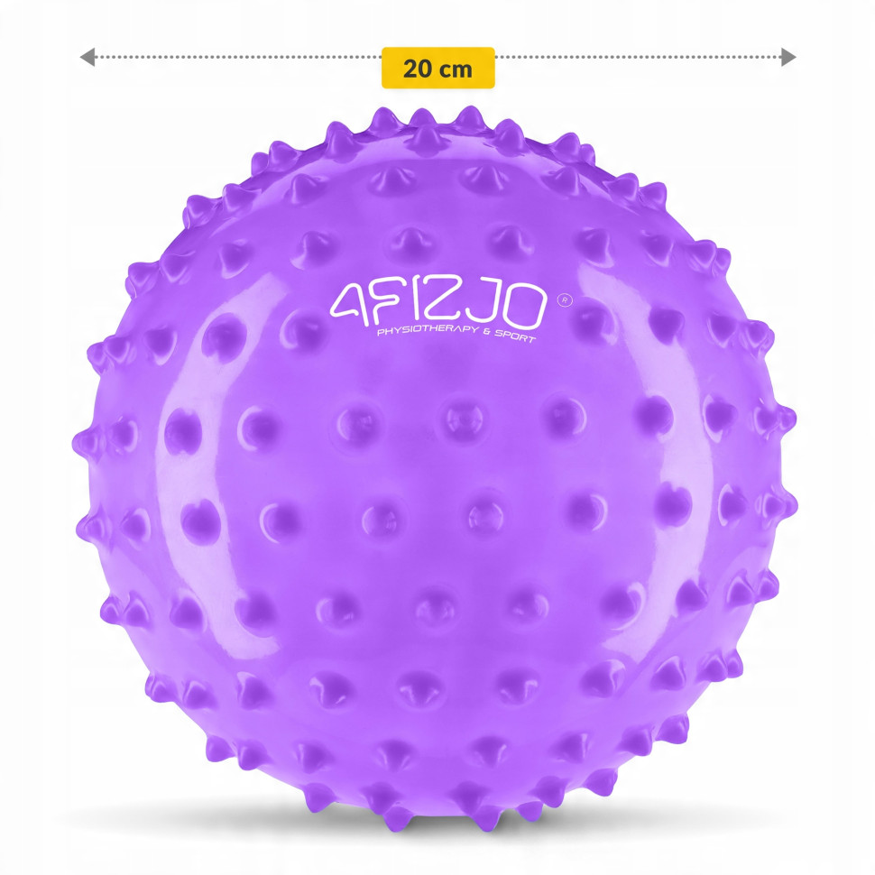М'яч для пілатесу та реабілітації 4FIZJO P-5905973406086 Violet 20 см