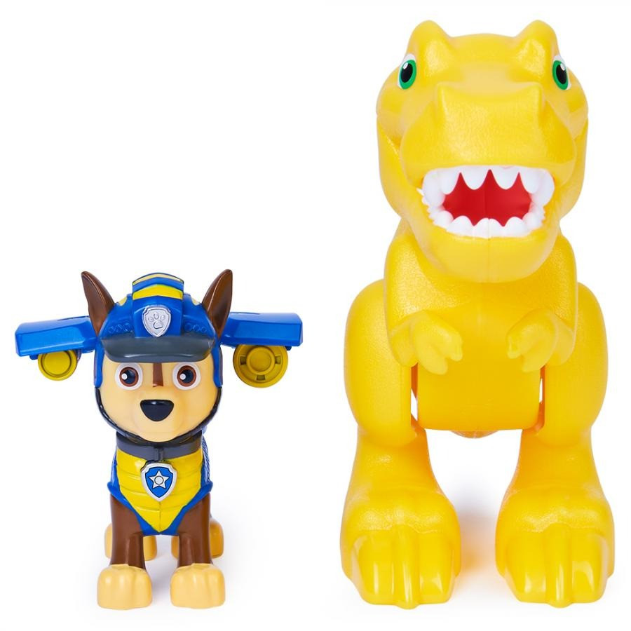 Колекційна фігурка Paw Patrol SM17706/1639 цуценяти Гонщика з динозавром (серія Діно-місія)