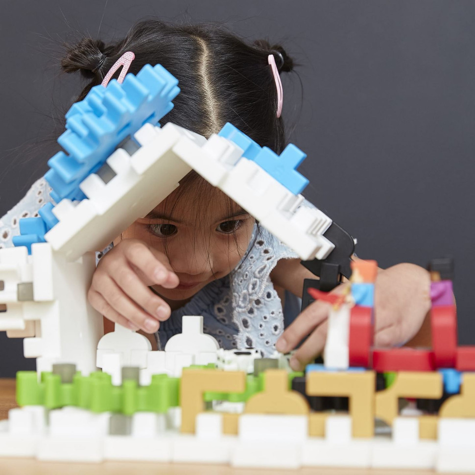 Конструктор IO Blocks Tabletop System Guidecraft G9640 з доповненою 3D реальністю, 118 деталей