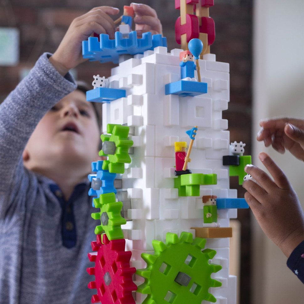 Конструктор IO Blocks Tabletop System Guidecraft G9640 з доповненою 3D реальністю, 118 деталей