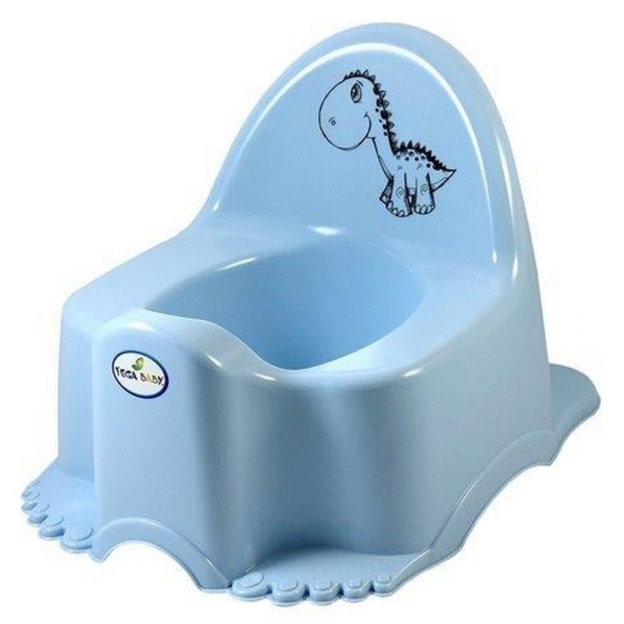 Горщик дитячий «ЕСО-Динозаврик» Tega Baby DN-001-135 блакитний