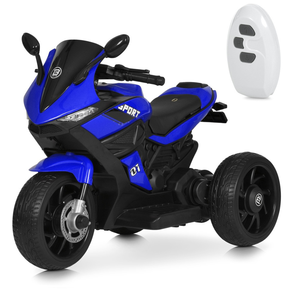 Дитячий електромобіль Мотоцикл Bambi Racer M 4454ELR-4 до 30 кг