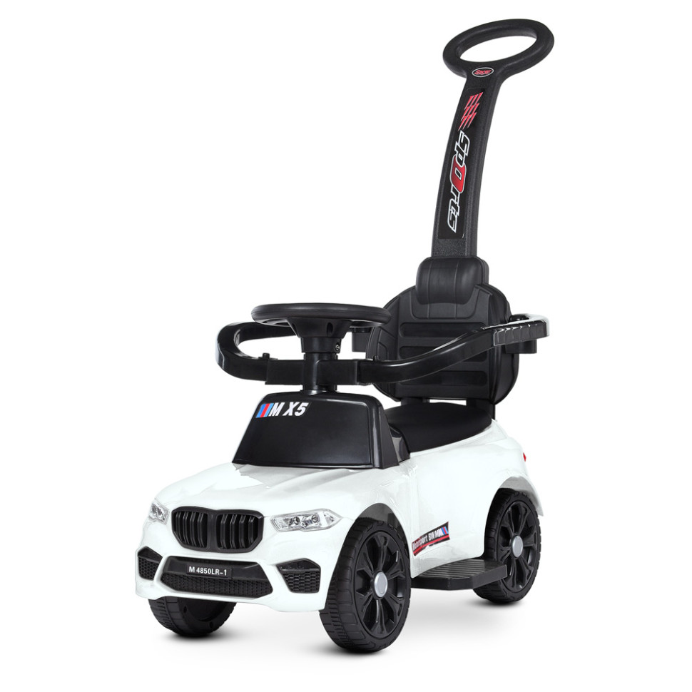 Дитячий електромобіль Bambi M 4850LR-1 білий 2 в 1 