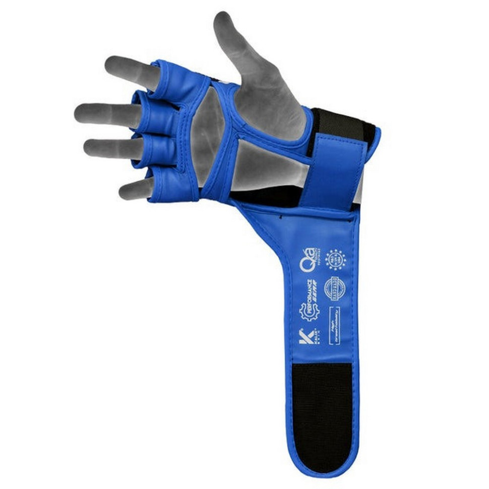Перчатки для ММА AURA PLUS T-17 RDX Inc Limited GGR-T17UB-S+ Blue/Black, XL (капа в комплекте)