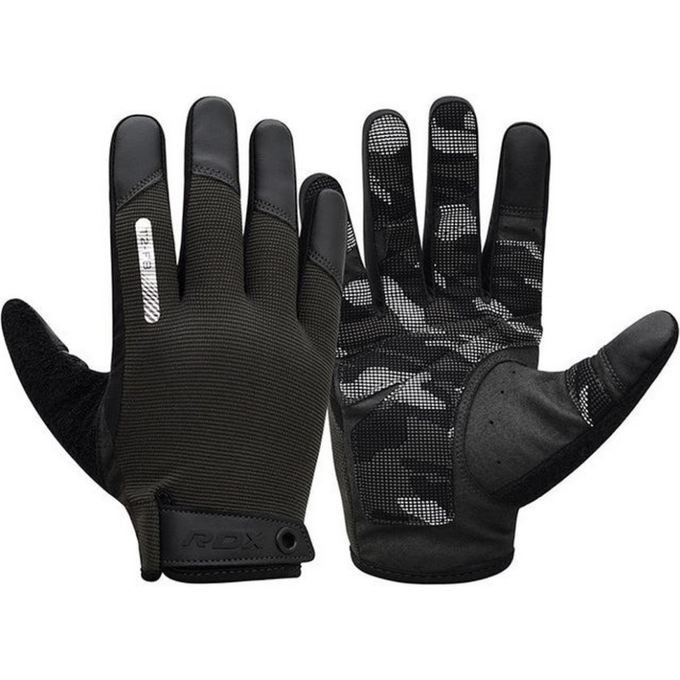 Рукавички для фітнесу T2 Touch Screen Friendly Full Fingerf RDX Inc Limited WGA-T2FB-XL, Black, XL