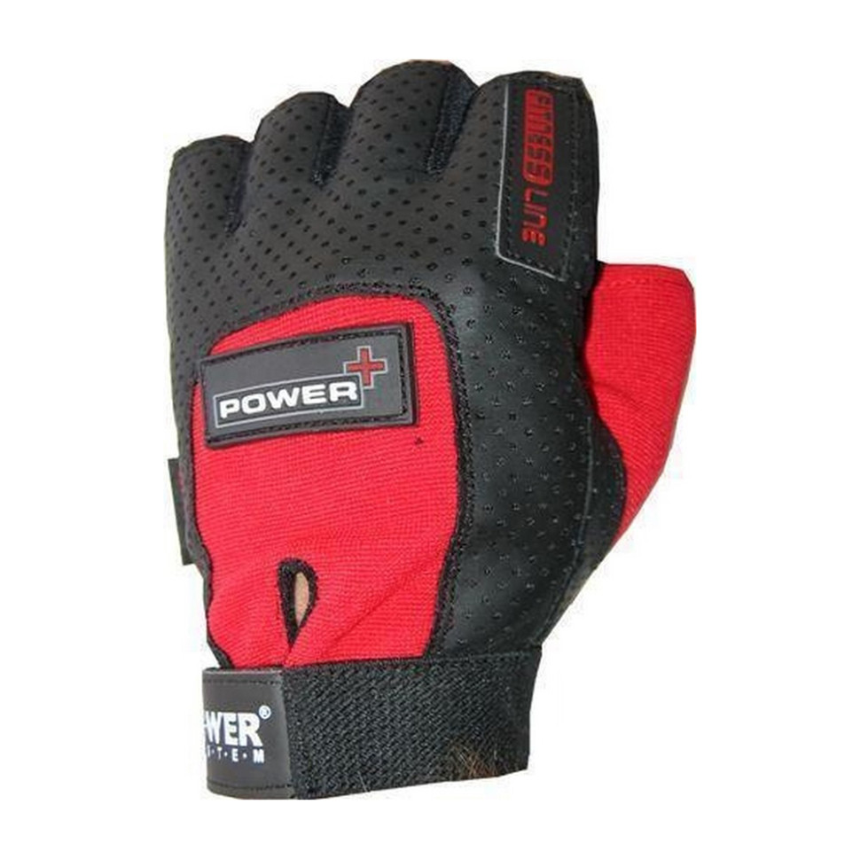 Рукавички для фітнесу Power Plus Power System PS-2500_L_Black-red, L 23 см