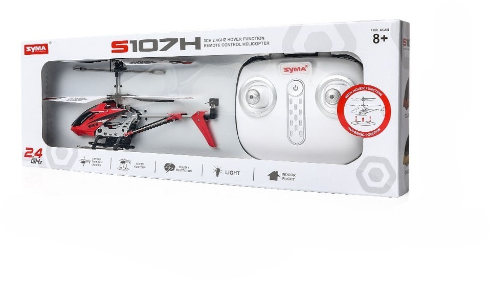 Вертоліт Syma S107H 2.4 ГГц 22 см зі світлом, барометром і гіроскопом