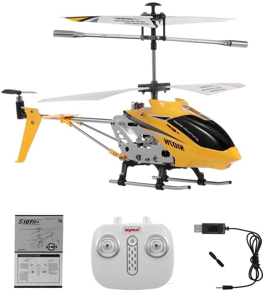 Вертоліт Syma S107H 2.4 ГГц 22 см зі світлом, барометром і гіроскопом