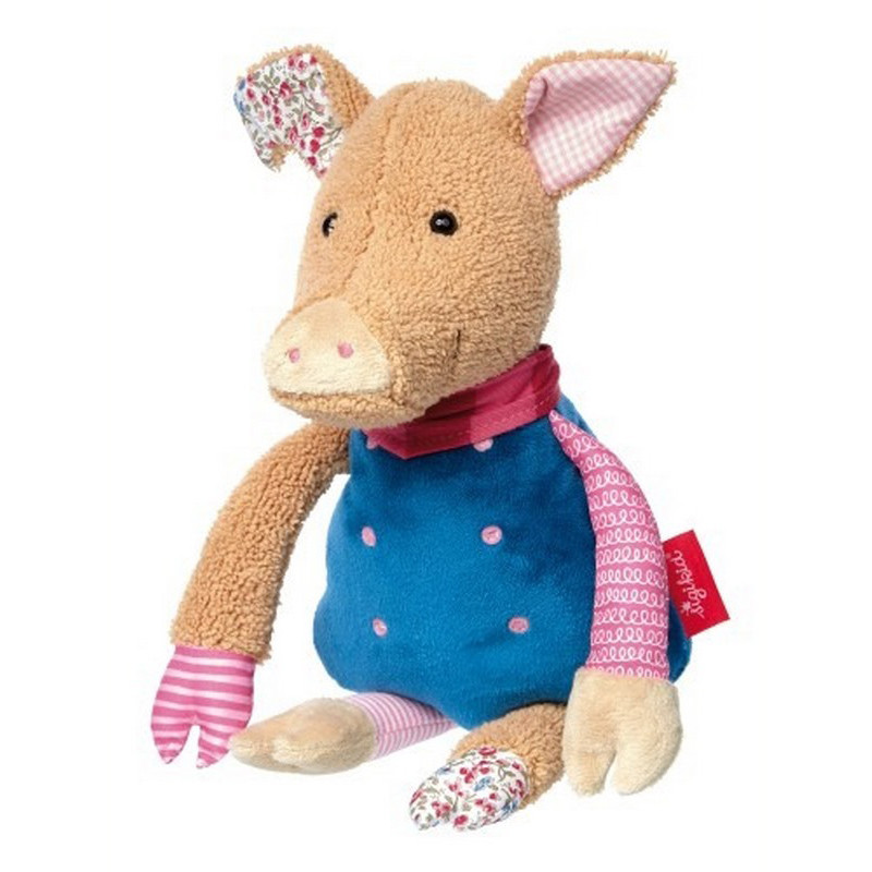 Мягкая детская игрушка Patchwork Sweety Свинка sigikid 38708SK 31 см