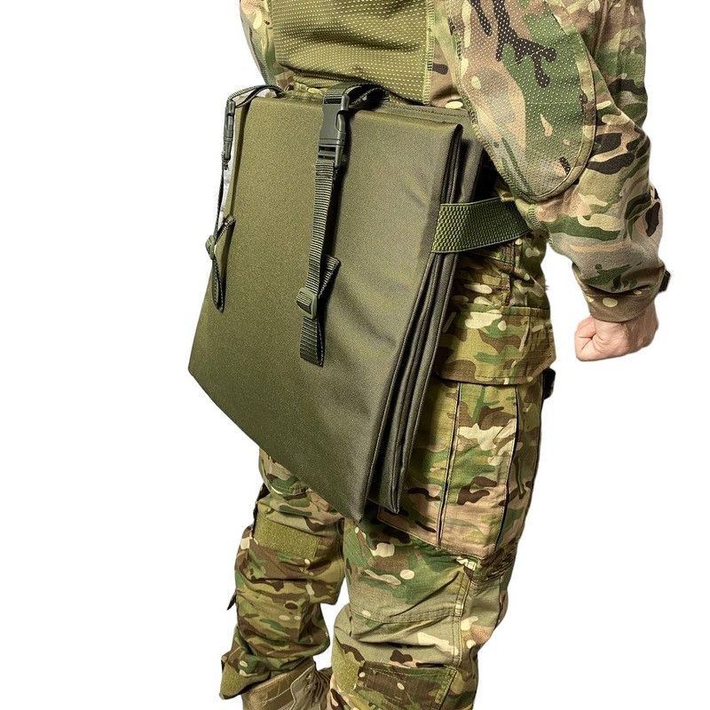 Потрійний тактичний каремат Ranger RA8909 оливковий 100 х 40 х 1 см