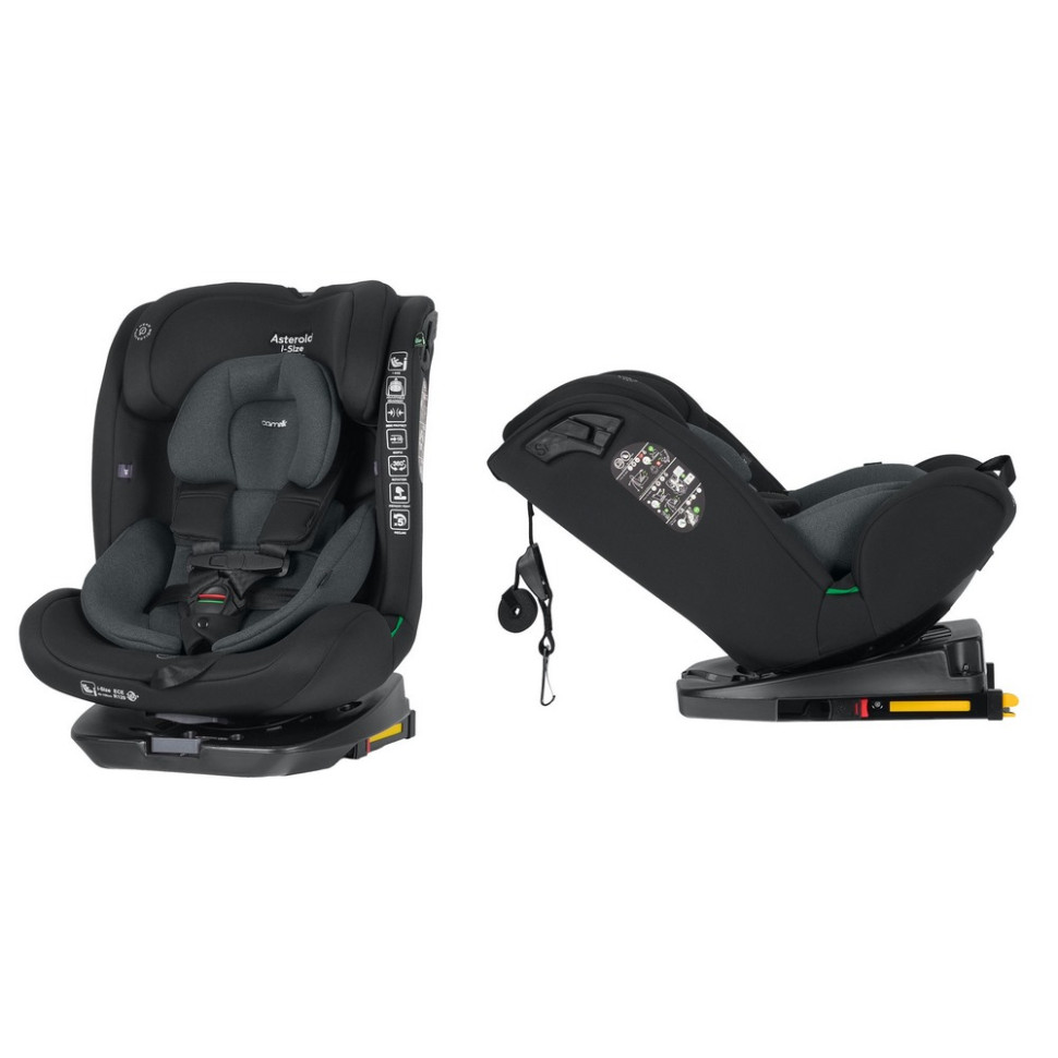 Детское автокресло Asteroid Carrello CRL-17001 Magnet Gray 40-150 см, Isofix