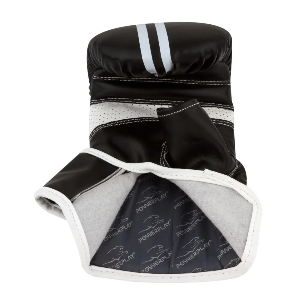 Снарядні рукавички PowerPlay PP_3025_S_Black/White, Чорні-Білі S