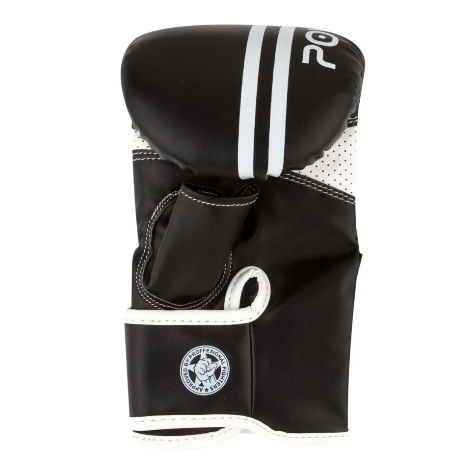 Снарядні рукавички PowerPlay PP_3025_S_Black/White, Чорні-Білі S