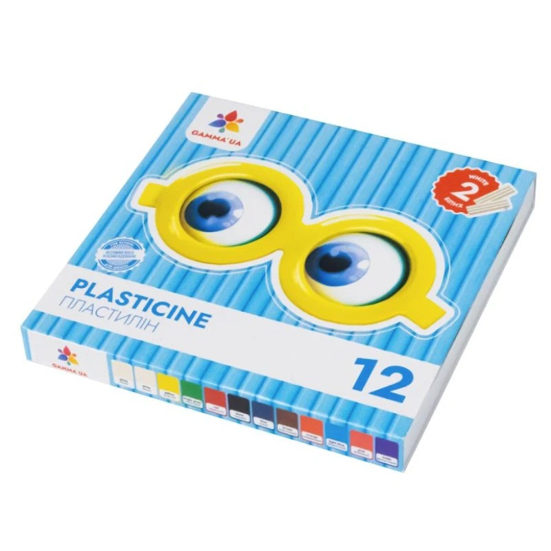 Детский набор пластилина GAMMA`UA 200320, 10 цветов