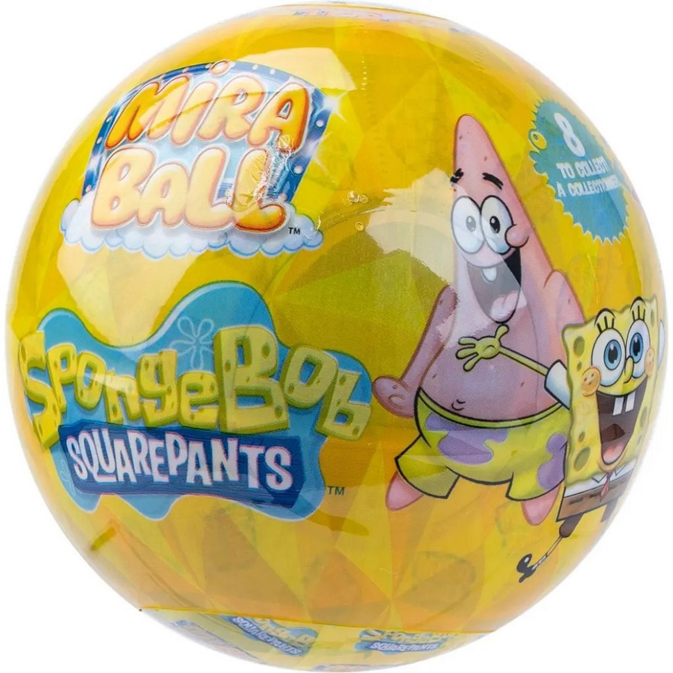 Дитяча м'яка іграшка-сюрприз SpongeBob Miraball M14165 в асортименті