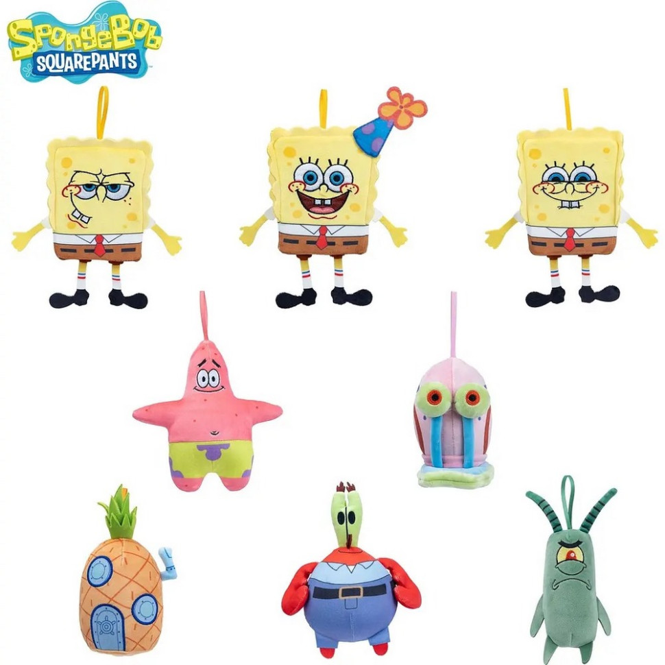 Дитяча м'яка іграшка-сюрприз SpongeBob Miraball M14165 в асортименті