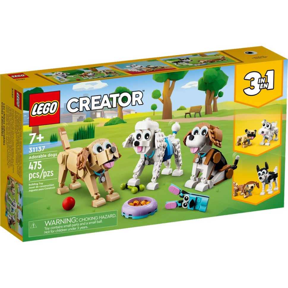 Конструктор Милые собачки LEGO 31137, 475 деталей