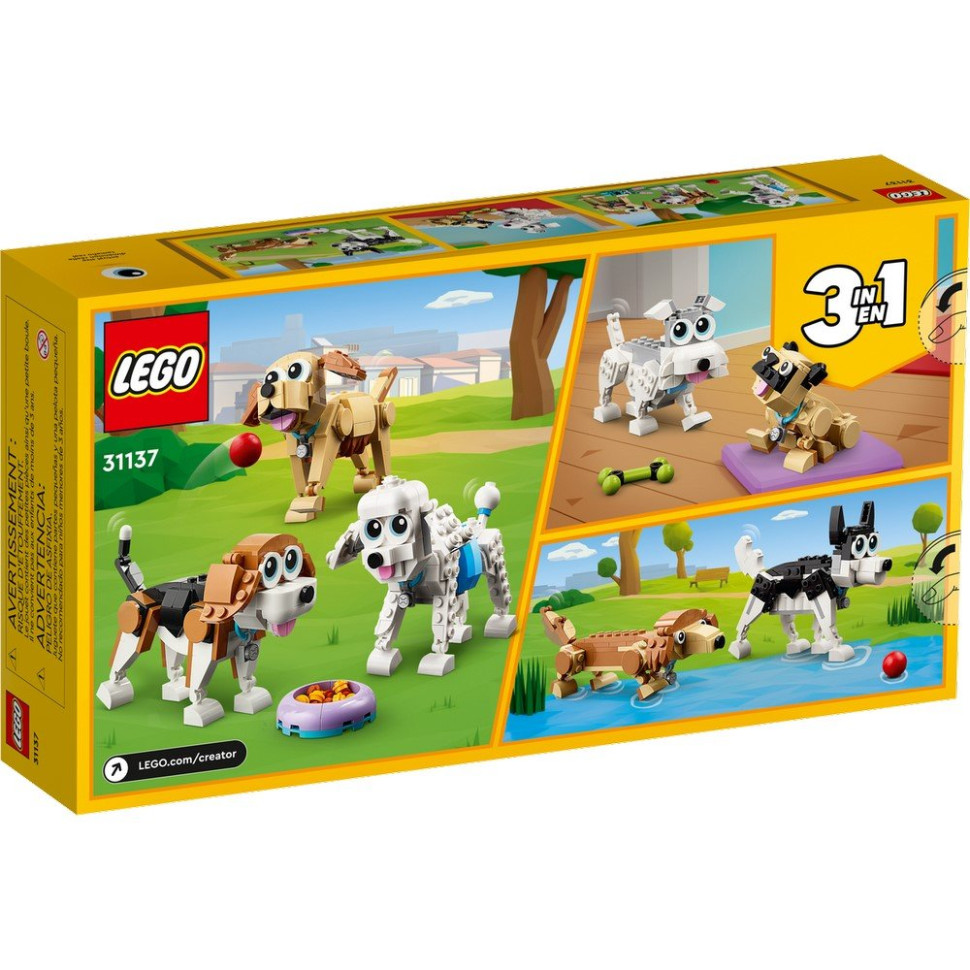 Конструктор Милые собачки LEGO 31137, 475 деталей