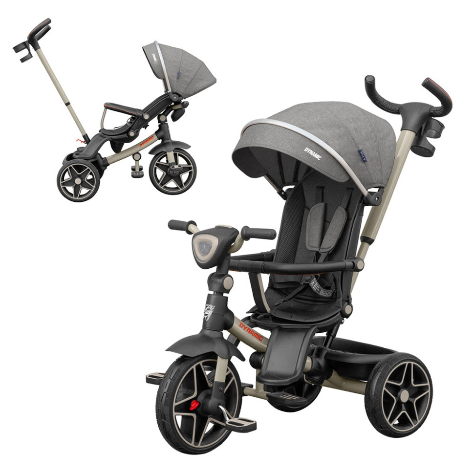 Дитячий триколісний велосипед DYNAMIC Tilly T-3810 GREY, сірий