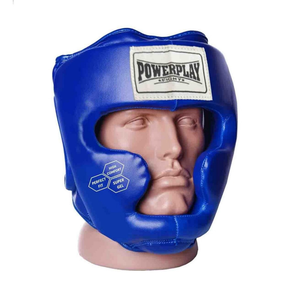 Боксерський шолом тренувальний PowerPlay PP_3043_XS_Blue, XS