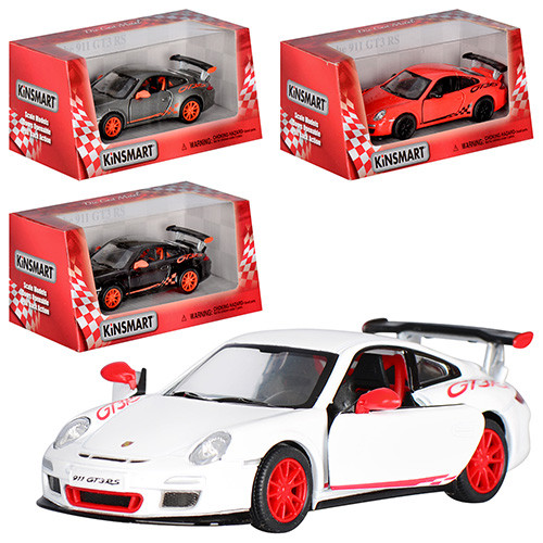 Коллекционные машинки Kinsmart PORSCHE 911 GTS RS Kinsmart KT5352W инерционная, 1:36
