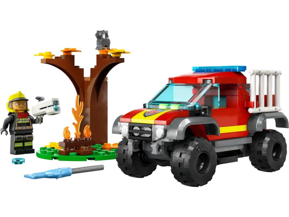 Конструктор LEGO City Fire Пожарно-спасательный внедорожник 60393