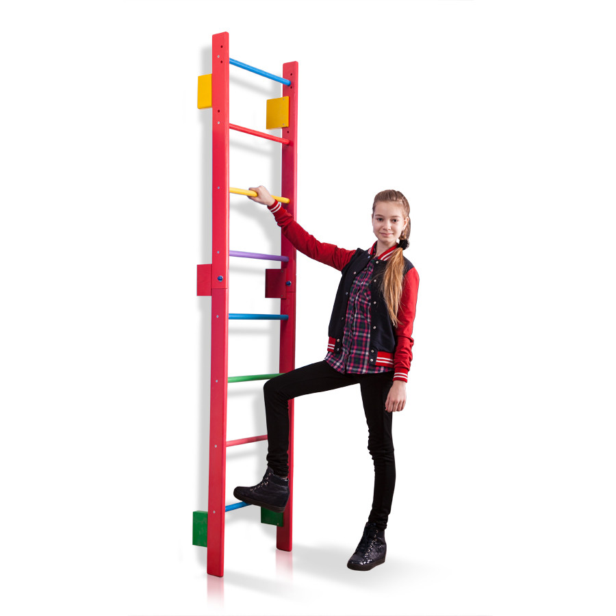 Шведська стінка SportBaby Teenager-0-220 (barby) до 80 кг
