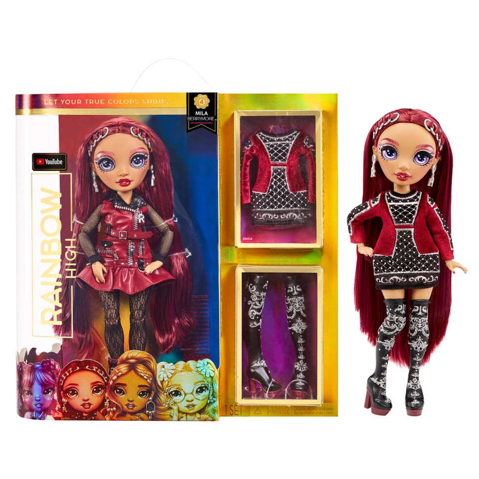 Ігрова лялька Міла Беррімор Rainbow High S4 578291 з аксесуарами
