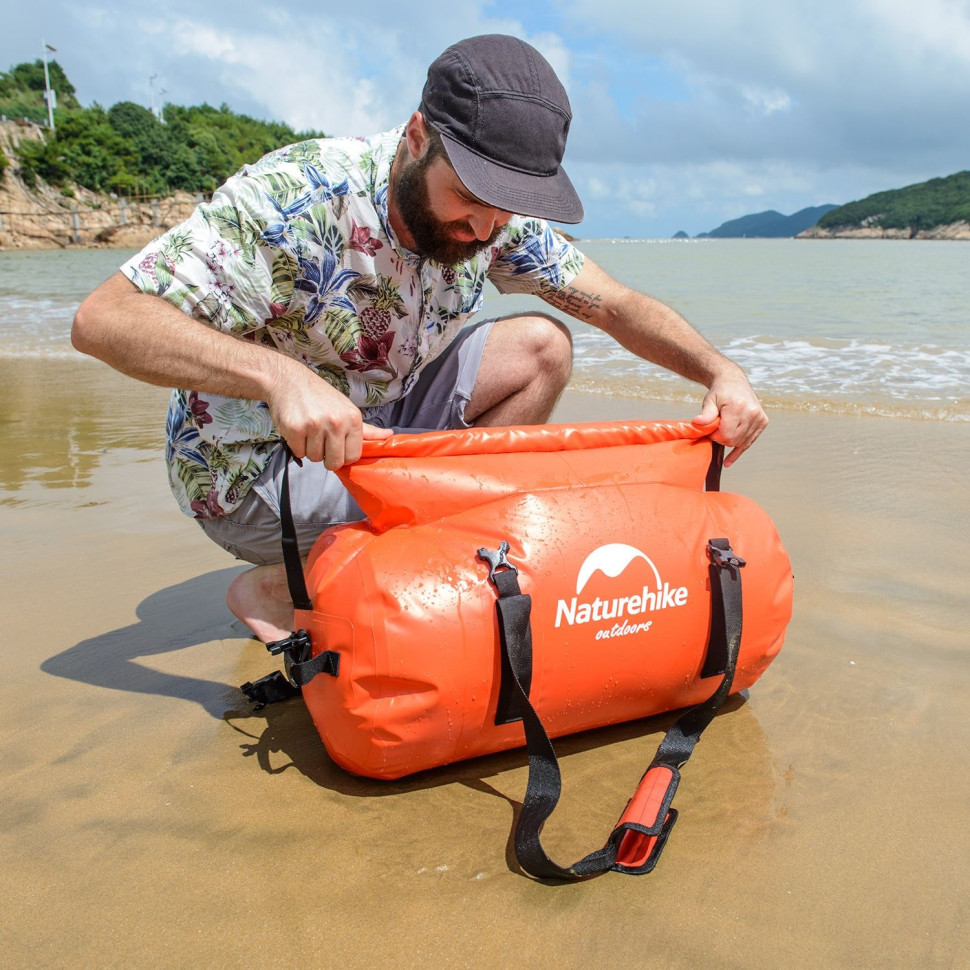 Сумка-баул водонепроникна Naturehike NH20FSB03 6927595744284 червоний 60 л