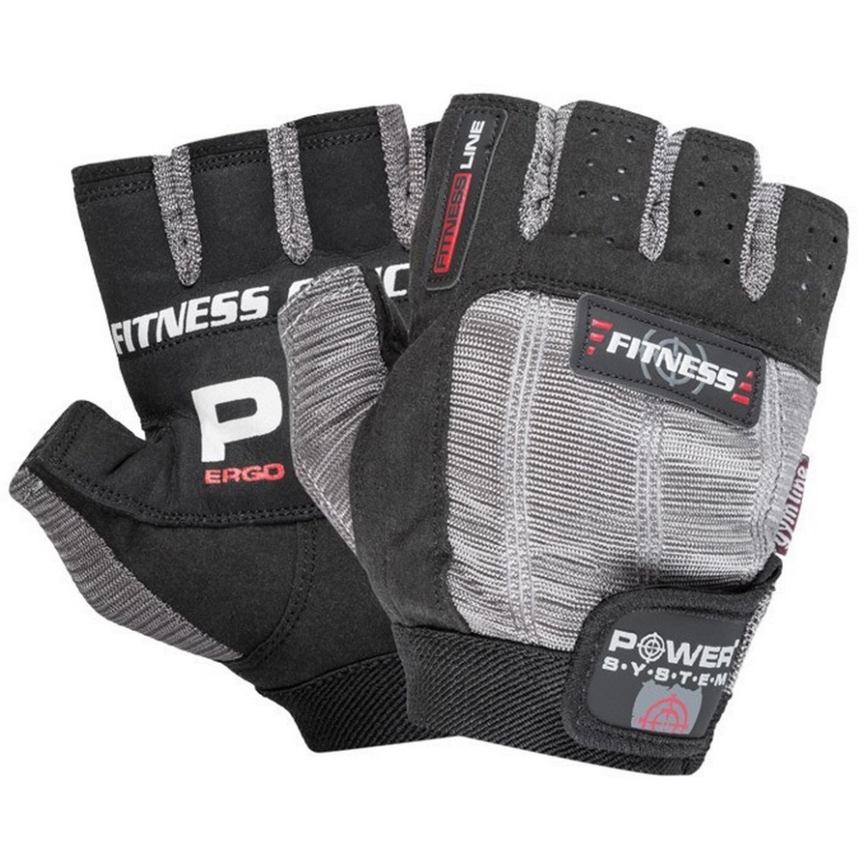 Рукавички для фітнесу Fitness Power System PS-2300_XS_Black-grey, XS
