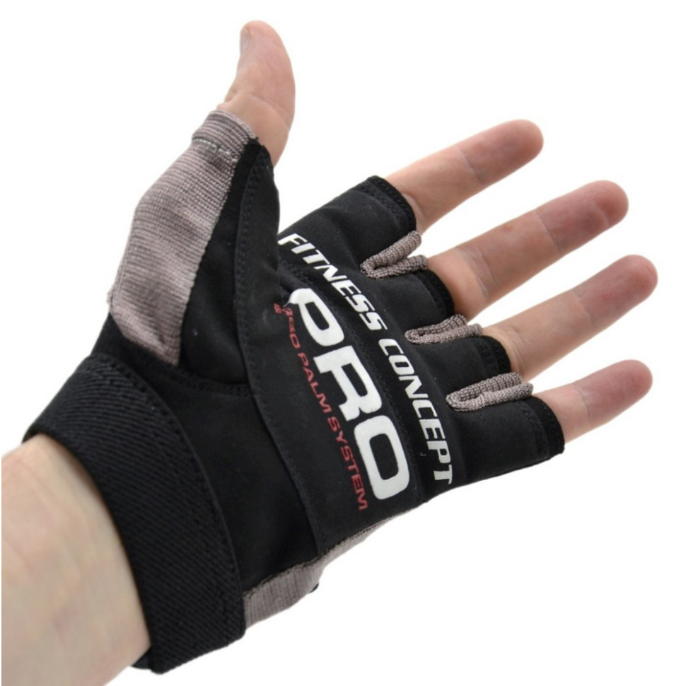 Рукавички для фітнесу Fitness Power System PS-2300_XS_Black-grey, XS