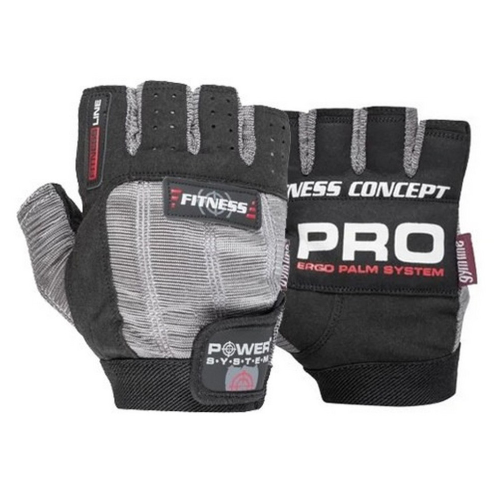 Рукавички для фітнесу Fitness Power System PS-2300_XS_Black-grey, XS