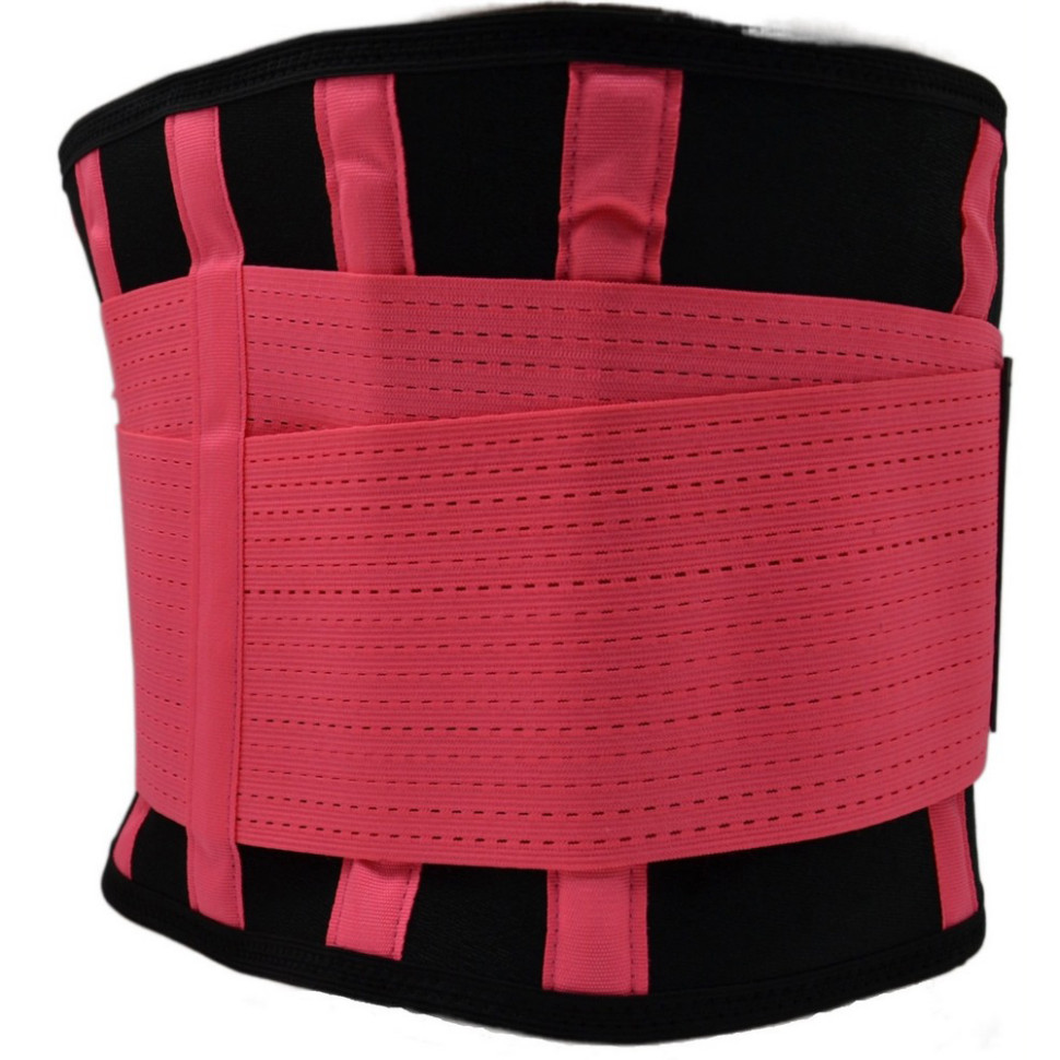 Пояс компрессионный MFA-277 Slimming belt MadMax MFA-277-RED_M, Black/rubine, red, M