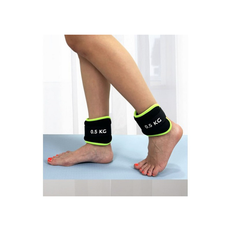 Утяжелители для ног и рук Comfort EasyFit EF-1005-G 0,5 кг, (пара)