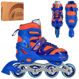 Ролики раздвижные Profi A4145-M-BL размер(35-38)