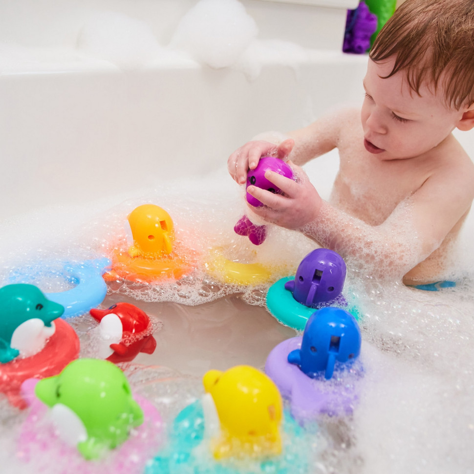 Іграшка для ванної Дельфіни До Ре Мі Toomies E6528, 8 фігурок