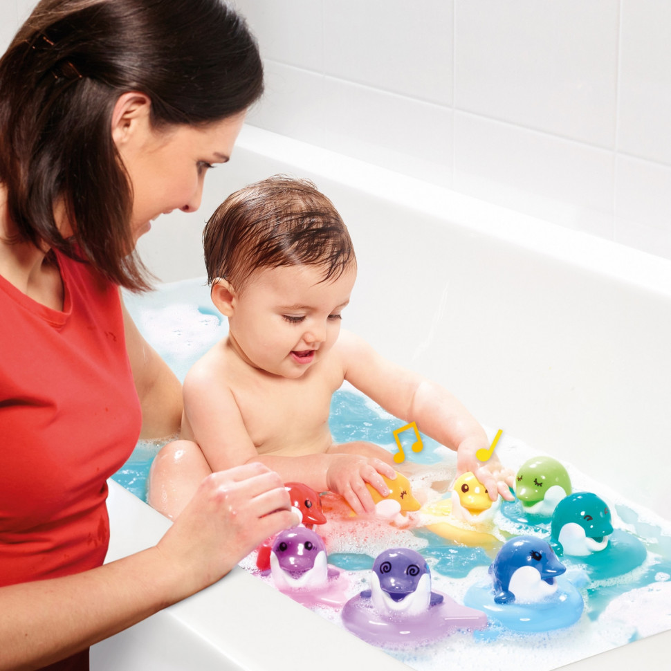 Іграшка для ванної Дельфіни До Ре Мі Toomies E6528, 8 фігурок