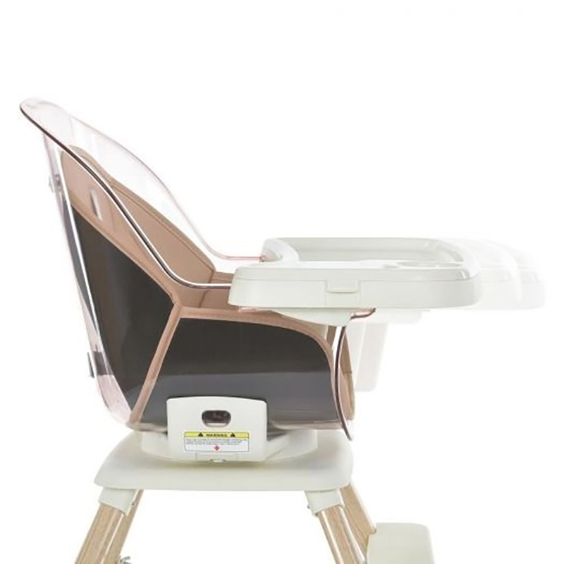Стульчик для кормления TWIST EL CAMINO ME 1104 Pink регулировка высоты, розовый
