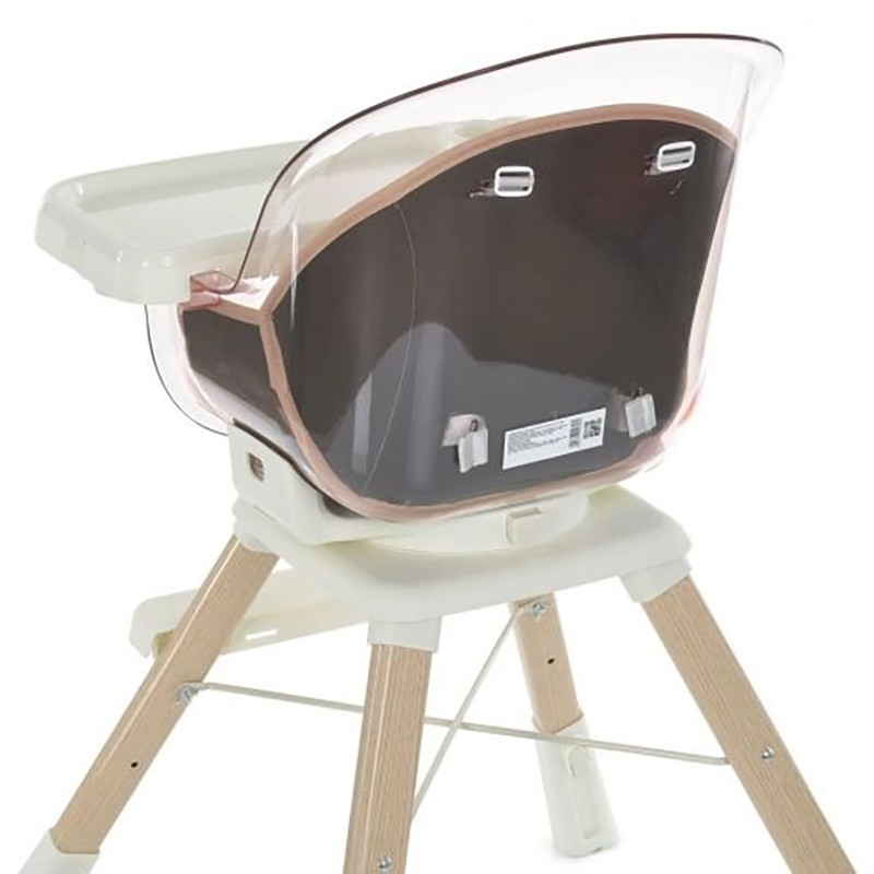 Стульчик для кормления TWIST EL CAMINO ME 1104 Pink регулировка высоты, розовый