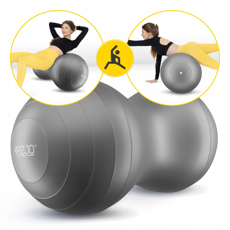 Мяч для фитнеса арахис Air Ball Peanut 4FIZJO P-5905973407175, 45 x 90 см