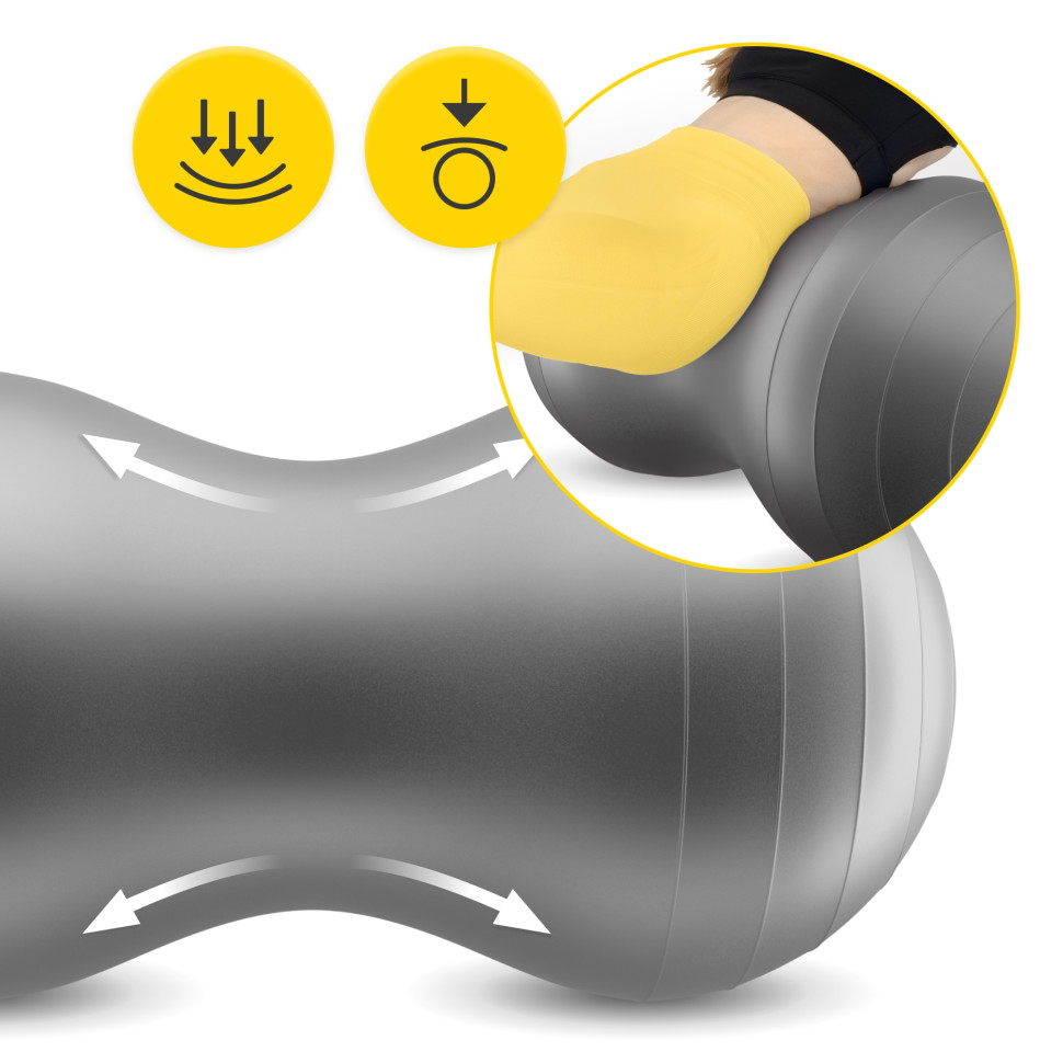 Мяч для фитнеса арахис Air Ball Peanut 4FIZJO P-5905973407175, 45 x 90 см