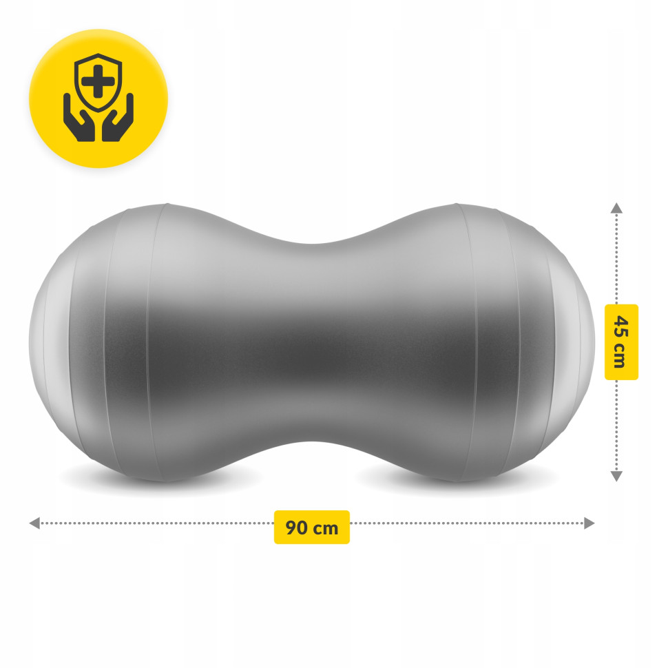Мяч для фитнеса арахис Air Ball Peanut 4FIZJO P-5905973407175, 45 x 90 см