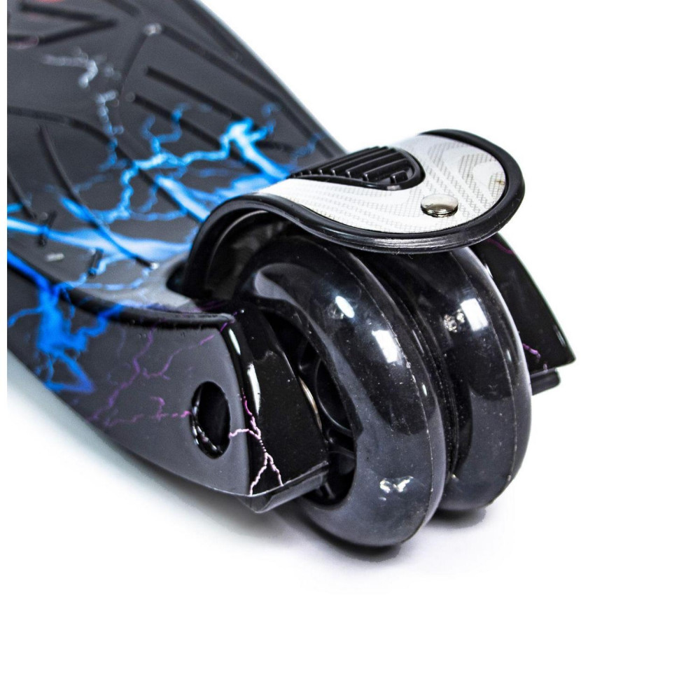 Детский четырехколесный самокат MAXI Bambi 783655605 Молния с подсветкой