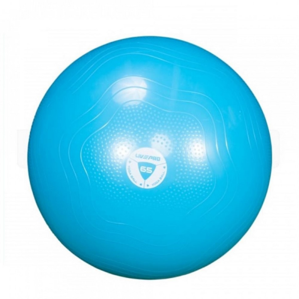 Фитбол укрепленный ANTI-BURST CORE-FIT EXERCISE BALL LivePro LP8201-65