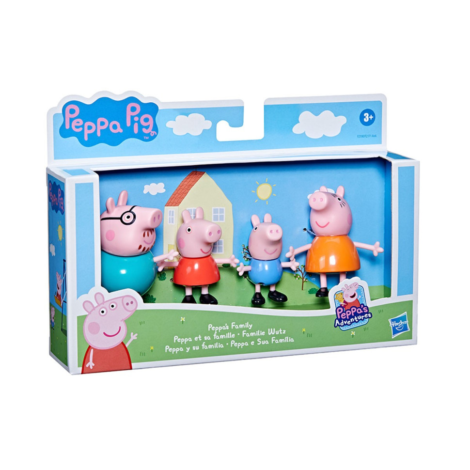 Набор фигурок «Дружная семья Пеппы» Peppa Pig F2190 в наборе 4 фигурки