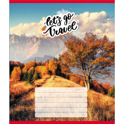 Тетрадь ученическая "Село" Leader 012-500342K-3 в клеточку, 12 листов 