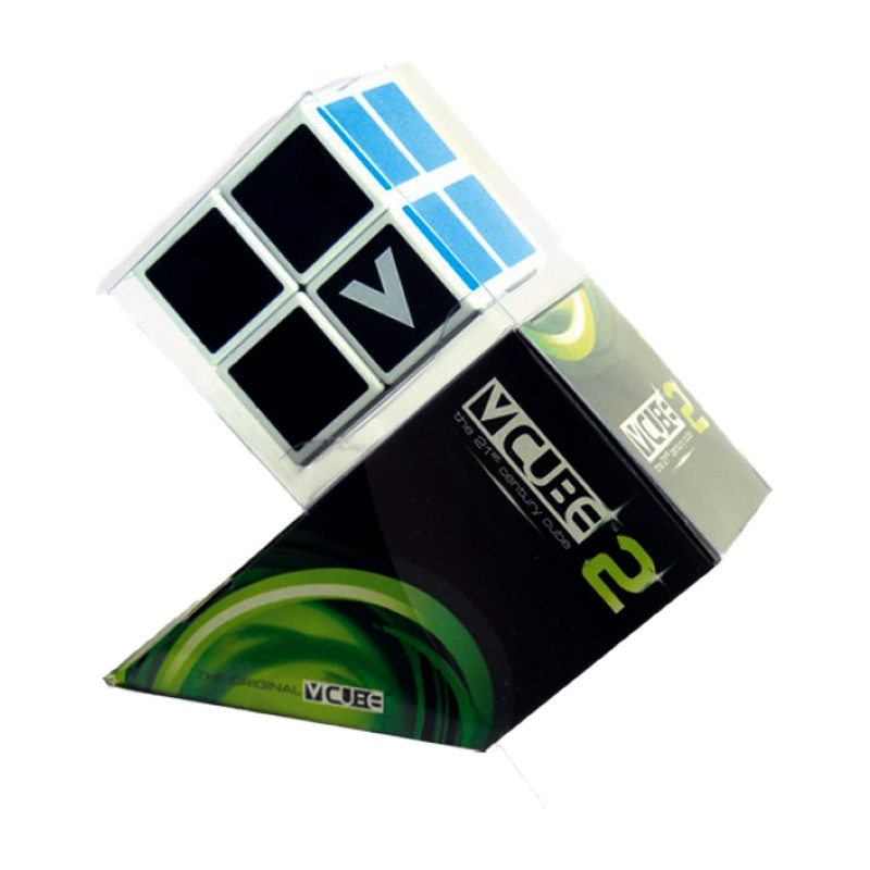 V-CUBE 2х2 white | Кубик 2х2 білий плоский 00.0028