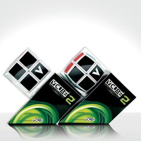 V-CUBE 2х2 white | Кубик 2х2 білий плоский 00.0028